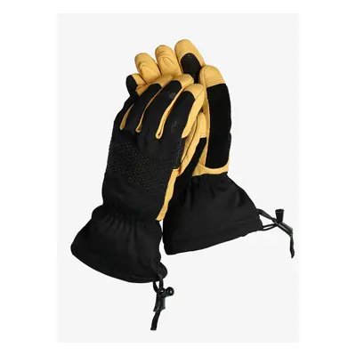 Rukavice na hory La Sportiva Alpine Guide Leather Gloves - black/cedar