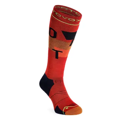 Lyžařské ponožky Ortovox Freeride Long Socks Cozy - cengia rossa