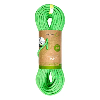 Dynamické lano Edelrid Tommy Caldwell Eco Dry DT 9,6 mm m - neon green