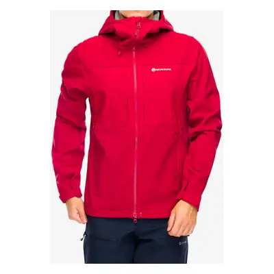 Softshellová bunda Montane Windjammer XPD Hoodie - acer red