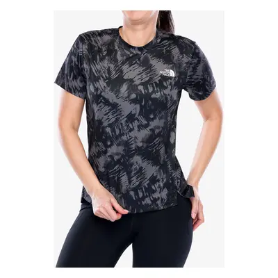 Dámské rychleschnoucí triko The North Face Flex S/S Tee Reg Aop - tnf black waterfall prizm