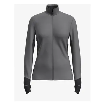 Dámská rozepínací mikina Icebreaker Descender L/S Zip - jet hthr/black