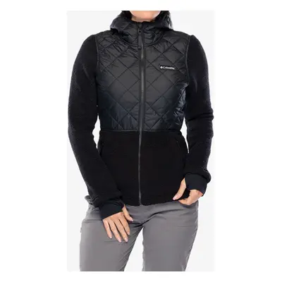 Hybridní bunda Columbia Crested Peak Full Zip - black