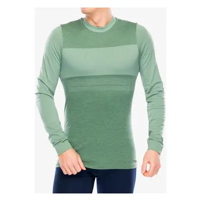 Funkční mikina Salomon Essential Wool LS Top - laurel wreath