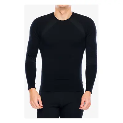 Funkční mikina Smartwool Intraknit Active Base Layer Crew - black/black