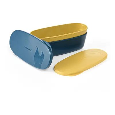 Sada nádob Light My Fire SnapBox Oval O BIO 2-pack - yellow/blue