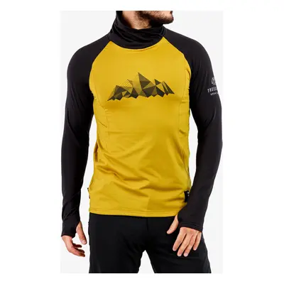 Mikina Sensor Coolmax Thermo Sweatshirt - mountains mustard/black