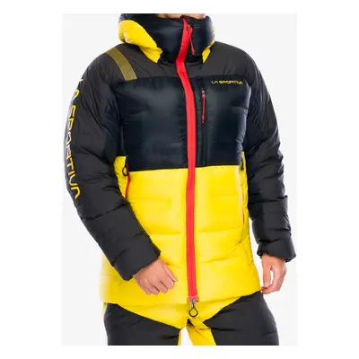 Péřová bunda La Sportiva Olympus Tech Down Parka - black/yellow