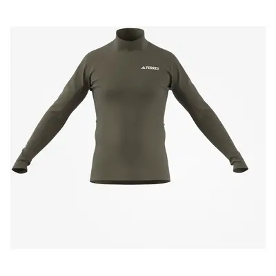 Mikina bez kapuce adidas TERREX Xperior Longsleeve - olive strata