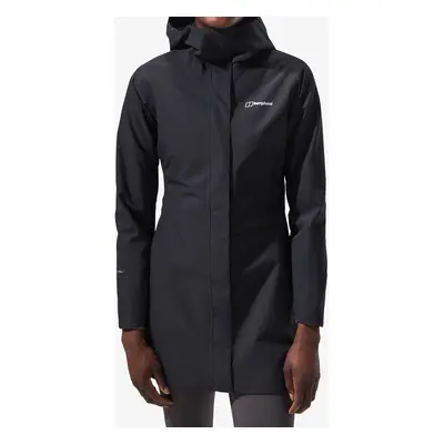 Dámský kabát Berghaus Omeara Long Shell Jacket - black/black