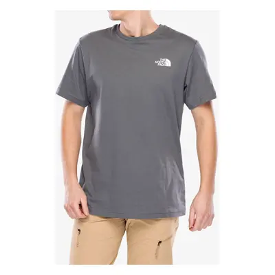 Bavlněné tričko The North Face S/S Redbox Tee - smoked pearl/hero blue