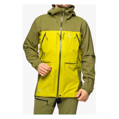 Bunda na skialpinismus Haglofs Vassi Touring GTX Jacket - aurora/olive green