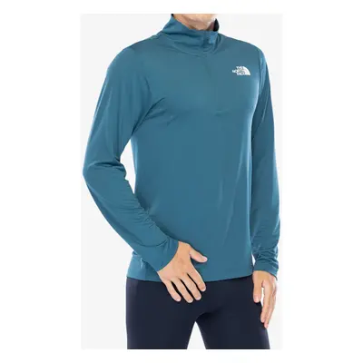 Mikina bez kapuce The North Face 24/7 1/4 Zip Tee - mallard blue