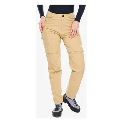 Turistické kalhoty dámské The North Face Exploration Conv Reg Straight Pant - khaki stone