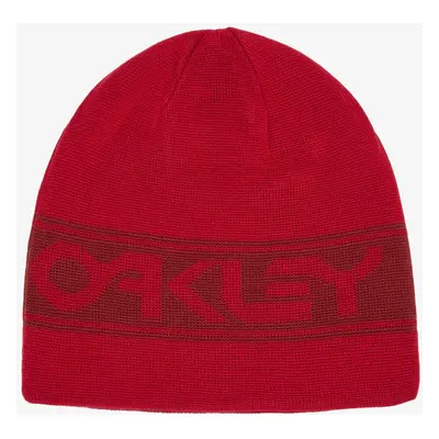 Zimní čepice Oakley Tnp Reversible Beanie - red line/iron red