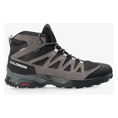 GORE TEX boty Salomon X Ward Leather Mid Gtx - phantom/black/magnet