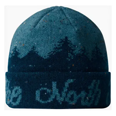 Zimní čepice The North Face Cabin Mountainscape Beanie - midnight petrol/algae blue