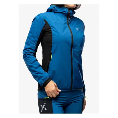 Softshellová bunda dámská Montura Air Action Hybrid Jacket - deep blue/yellow fluo