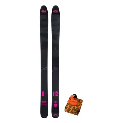 Skialpový set ZAG Bakan- black/pink + stoupací pásy