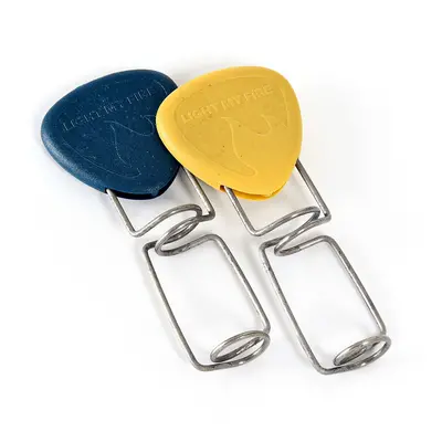 Sada hrotů na pečení Light My Fire Grandpa&#039;s FireFork Bio 2-pack - yellow/blu