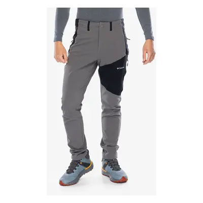 Softshell kalhoty Columbia Columbia Tech Softshell Pant - city grey/black