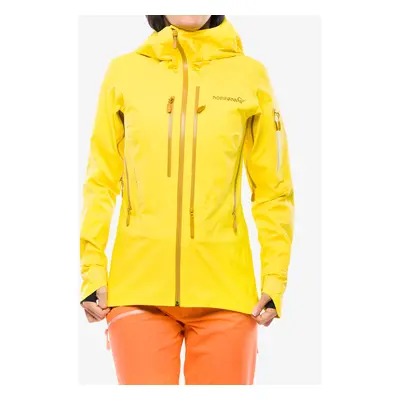 Dámská bunda Norrona Lofoten GORE-TEX Pro Jacket - blazing yellow