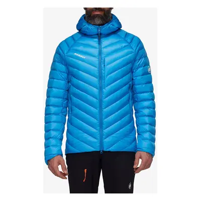 Péřová bunda Mammut Broad Peak IN Hooded Jacket - glacier blue/black