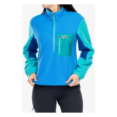 Dámská mikina se zipem Patagonia Microdini 1/2 Zip P/O - vessel blue