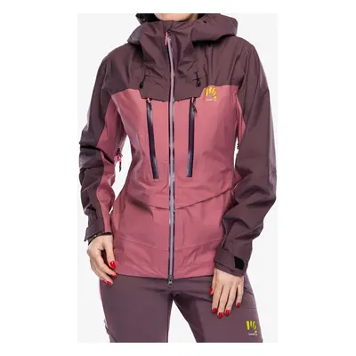 Damska bunda na skialpy Karpos Midi Shell Jacket - deco rose/huckleberry