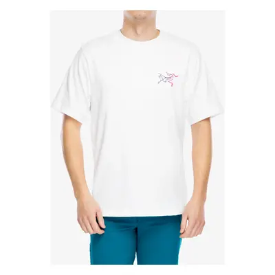 Lezecké triko Arcteryx Kragg Cotton Logo SS - white light/multi