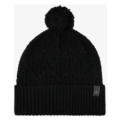 Zimní čepice Black Diamond Cable Cuff Pom Beanie - black