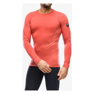 Funkční mikina pánská Sensor Merino Active Tee LS - terracotta