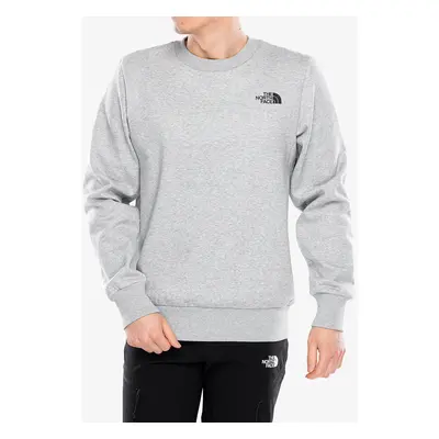 Mikina bez kapuce The North Face Simple Dome Crew - tnf light grey heather