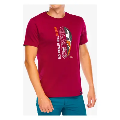 Tričko s potiskem La Sportiva Solution T-Shirt - sangria