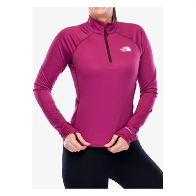 Mikina na běhání dámská The North Face Sunriser 1/4 Zip - cyber berry