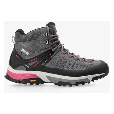 Turistické boty dámské Meindl Top Trail Mid Gtx - grey/magenta