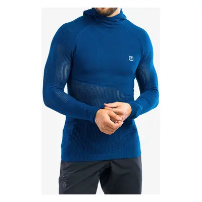 Termální mikina Ortovox Merino Thermovent Hoody - petrol blue