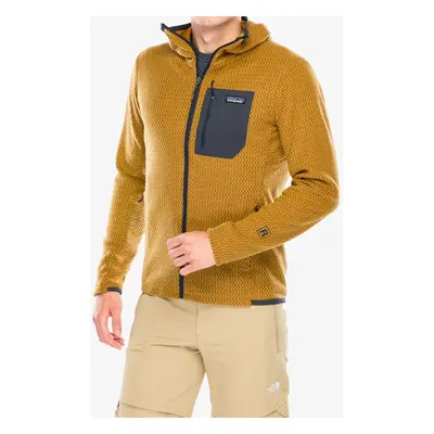 Mikina s kapucí Patagonia R1 Air Full-Zip Hoody - raptor brown