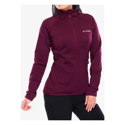 Fleecová mikina dámská Vaude Monviso Fleece FZ Jacket II - cassis