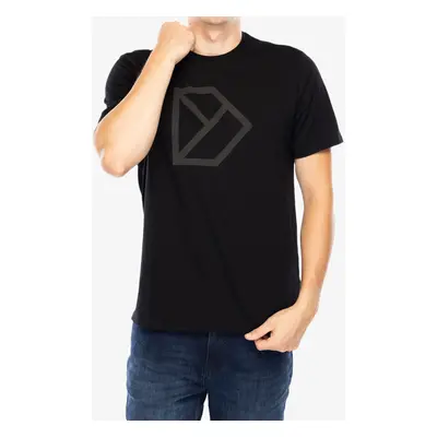 Bavlněné tričko Didriksons D-Logo T-Shirt - black