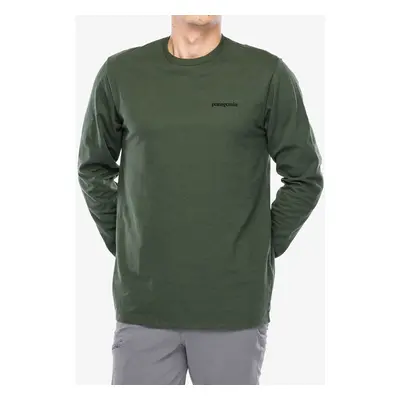 Longsleeve Patagonia L/S P-6 Logo Responsibili-Tee - torrey pine green