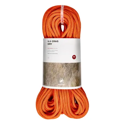 Dynamické lano Mammut 9.8 Crag Dry Rope m - safety orange/boa