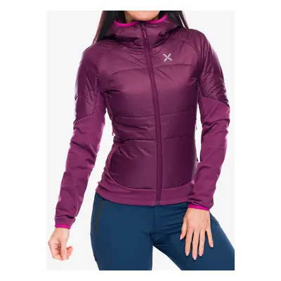 Hybridní bunda dámská Montura Enigma Hybrid Jacket - wine red/baton rouge