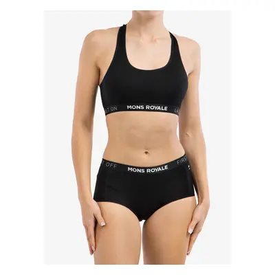 Sportovní podprsenka Mons Royale Sierra Sports Bra - black