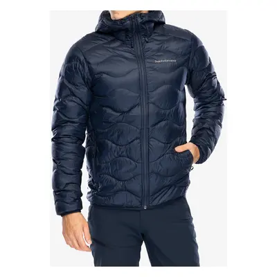 Péřová bunda Peak Performance Helium Down Hood Jacket - blue shadow