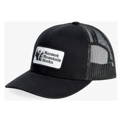 Kšiltovka Marmot Retro Trucker Hat - black/black