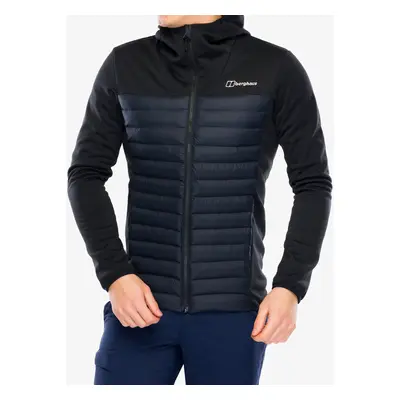 Hybridní bunda Berghaus Vaskye Hooded Hybrid Jacket - black/black