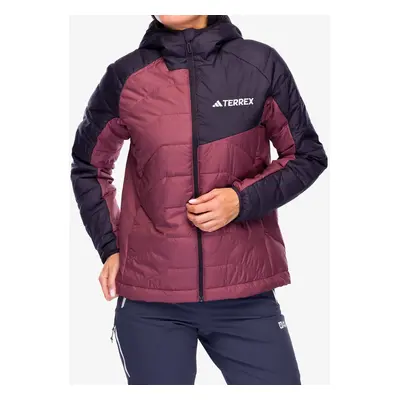 Zateplená bunda dámská adidas TERREX Multi Synthetic Insulated Hooded Jacket - aurora black/quie