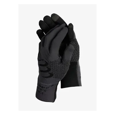 Běžecké rukavice Compressport 3D Thermo Gloves - asphalte/black