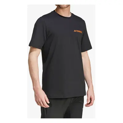 Bavlněné tričko adidas TERREX Graphic T-Shirt - black